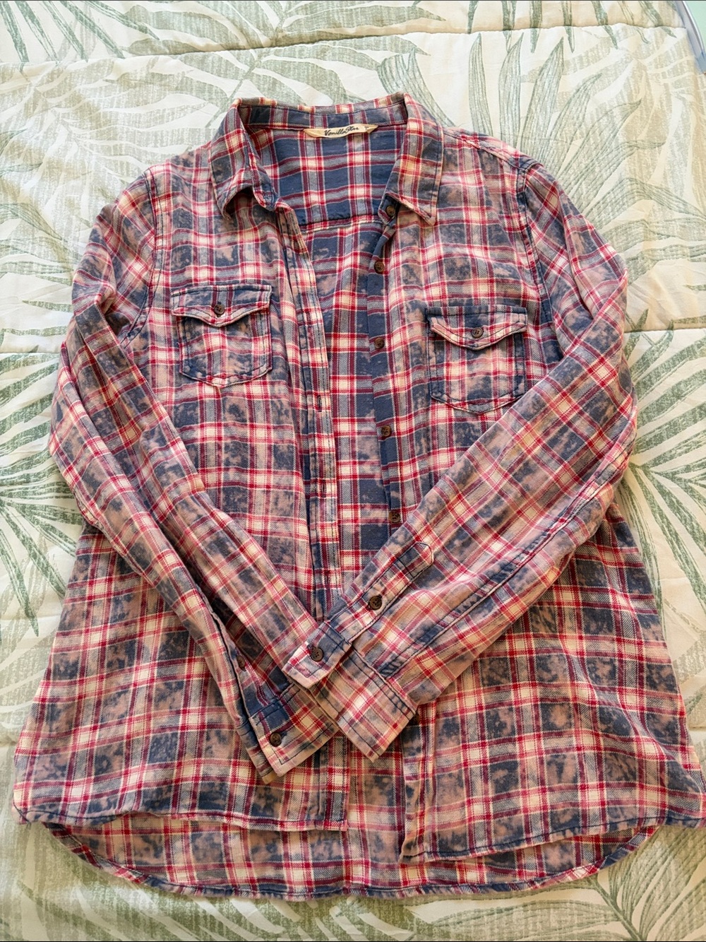 Vanilla star flannel- large